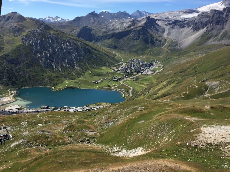 Vue sur Tignes et sur Tignes Val claret